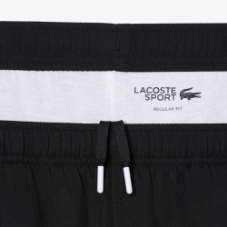 Ensemble survêtement Sport imprimé LACOSTE noir et blanc