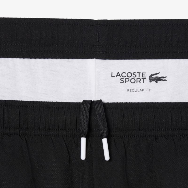 Ensemble survêtement Sport imprimé LACOSTE noir et blanc