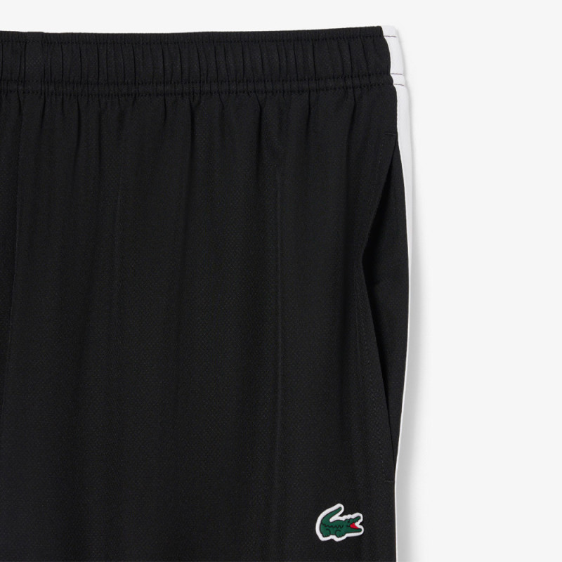 Ensemble survêtement Sport imprimé LACOSTE noir et blanc