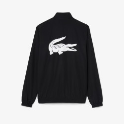 Ensemble survêtement Sport imprimé LACOSTE noir et blanc