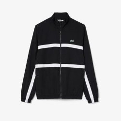 Ensemble survêtement Sport imprimé LACOSTE noir et blanc