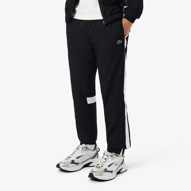 Ensemble survêtement Sport imprimé LACOSTE noir et blanc