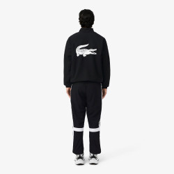 Ensemble survêtement Sport imprimé LACOSTE noir et blanc