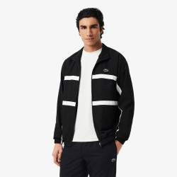 Ensemble survêtement Sport imprimé LACOSTE noir et blanc