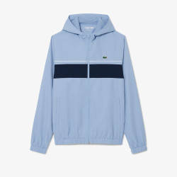 Ensemble survêtement Sport taffetas diamanté LACOSTE bleu clair