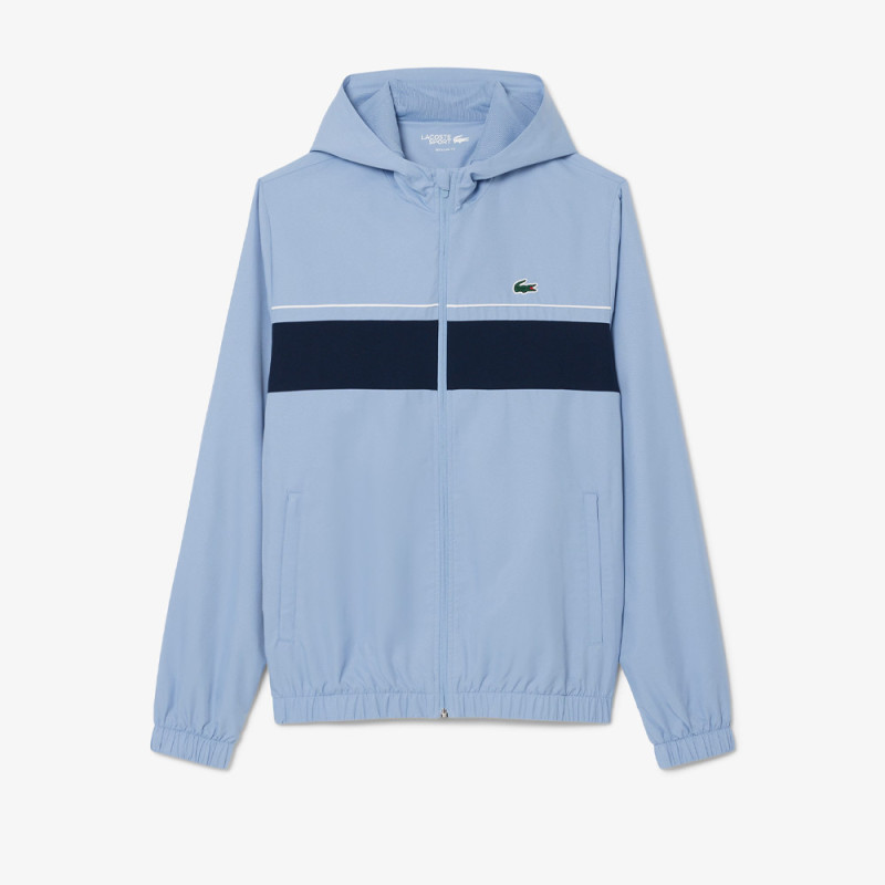 Ensemble survêtement Sport taffetas diamanté LACOSTE bleu clair