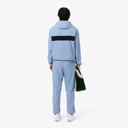 Ensemble survêtement Sport taffetas diamanté LACOSTE bleu clair