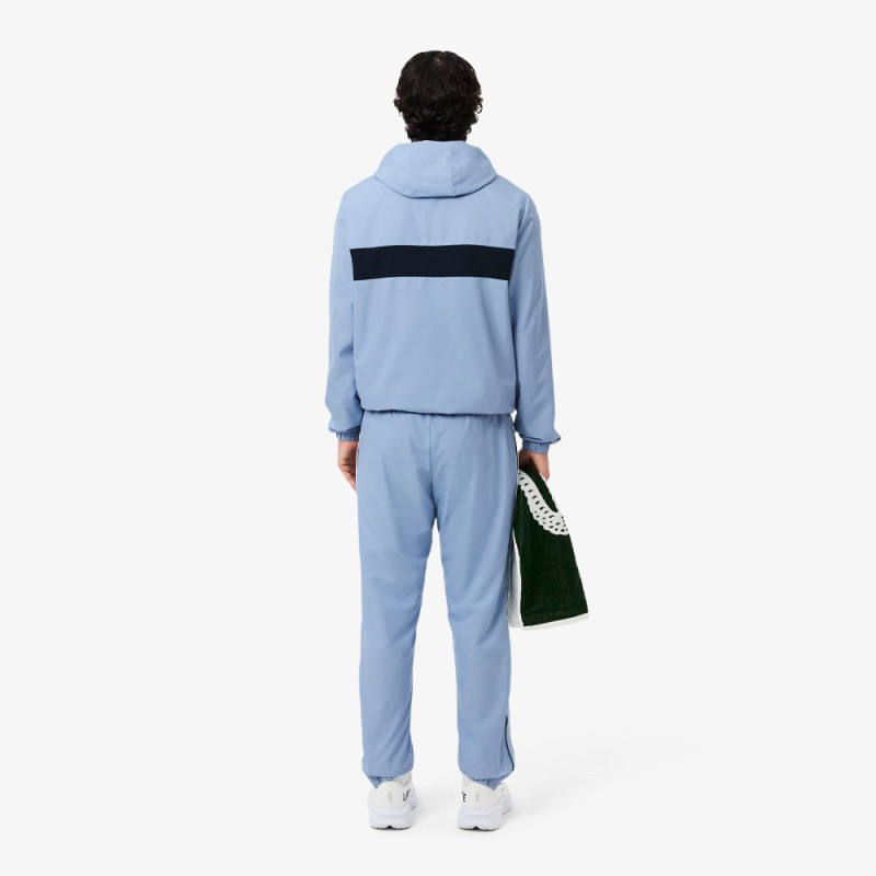 Ensemble survêtement Sport taffetas diamanté LACOSTE bleu clair