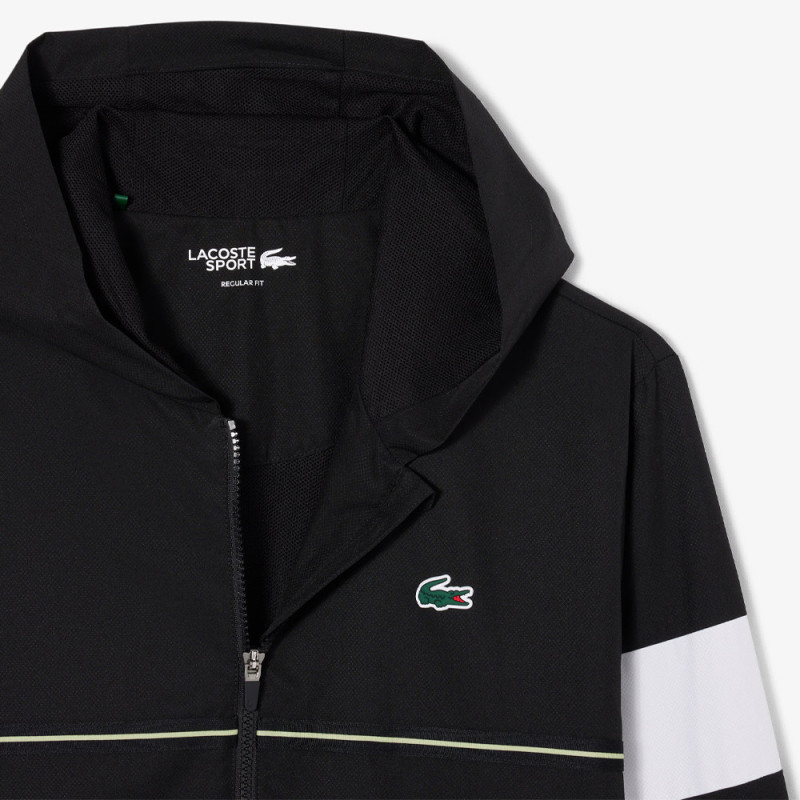 Veste de survêtement Sport color-block LACOSTE noire