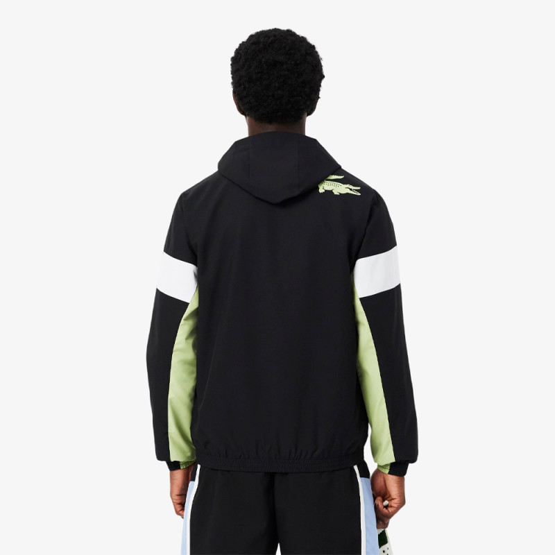 Veste de survêtement Sport color-block LACOSTE noire