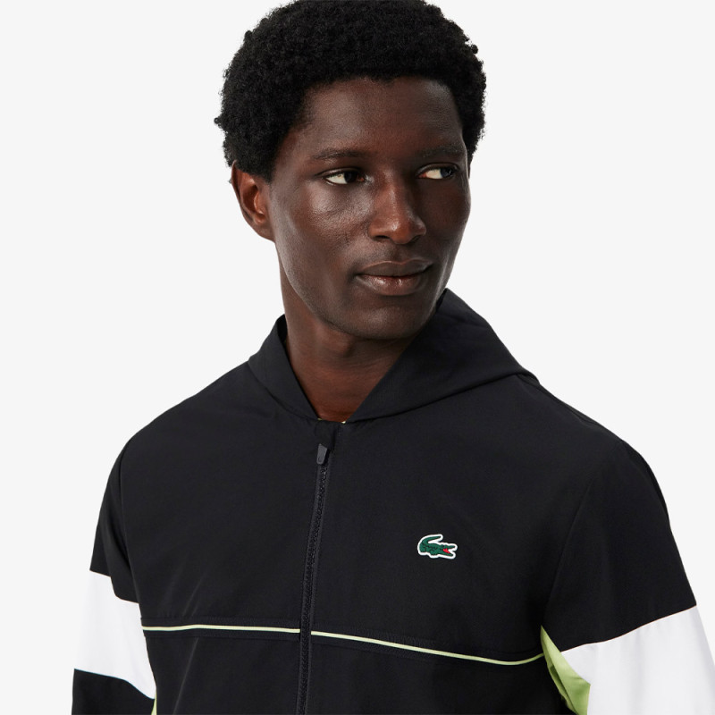 Veste de survêtement Sport color-block LACOSTE noire