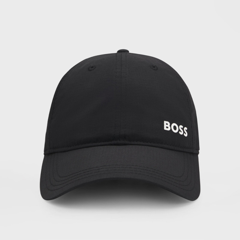 Casquette BOSS LACH-RS Noire avec logo et protection UV – Élégance sportive et protection optimale