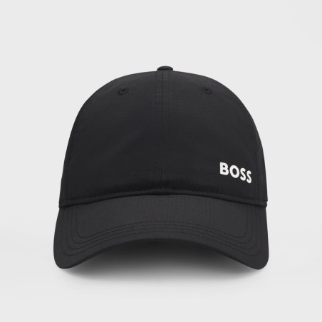 Casquette BOSS LACH-RS Noire avec logo et protection UV – Élégance sportive et protection optimale