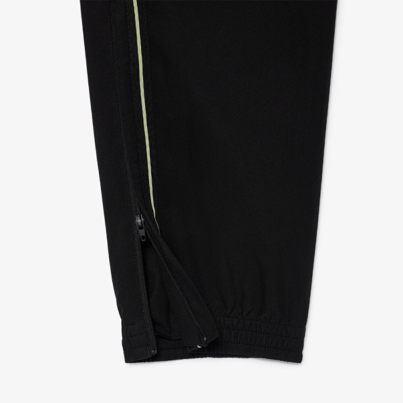 Pantalon de survêtement Sport déperlant LACOSTE noir
