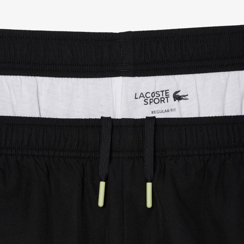 Pantalon de survêtement Sport déperlant LACOSTE noir