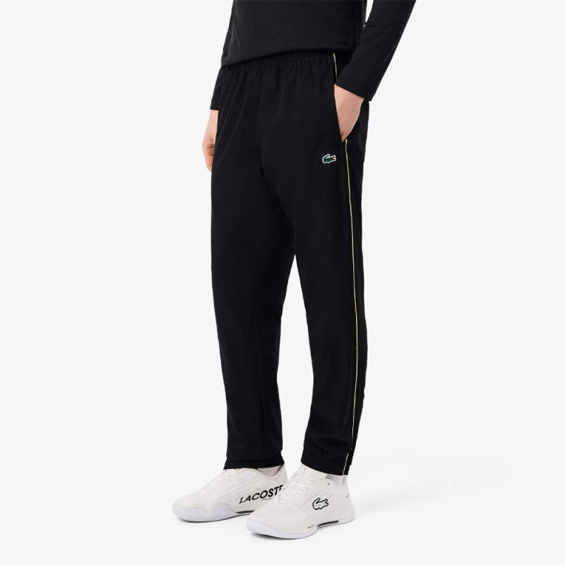 Pantalon de survêtement Sport déperlant LACOSTE noir