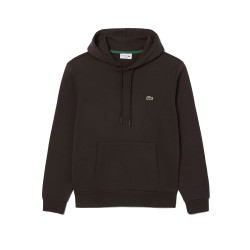 Sweatshirt à capuche molleton LACOSTE marron