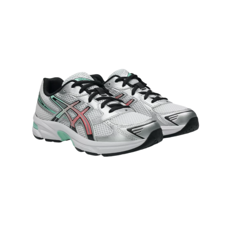 Baskets ASICS GEL-1130 GS White/Ice Green Enfant Confort et Stabilité |DM'Sports