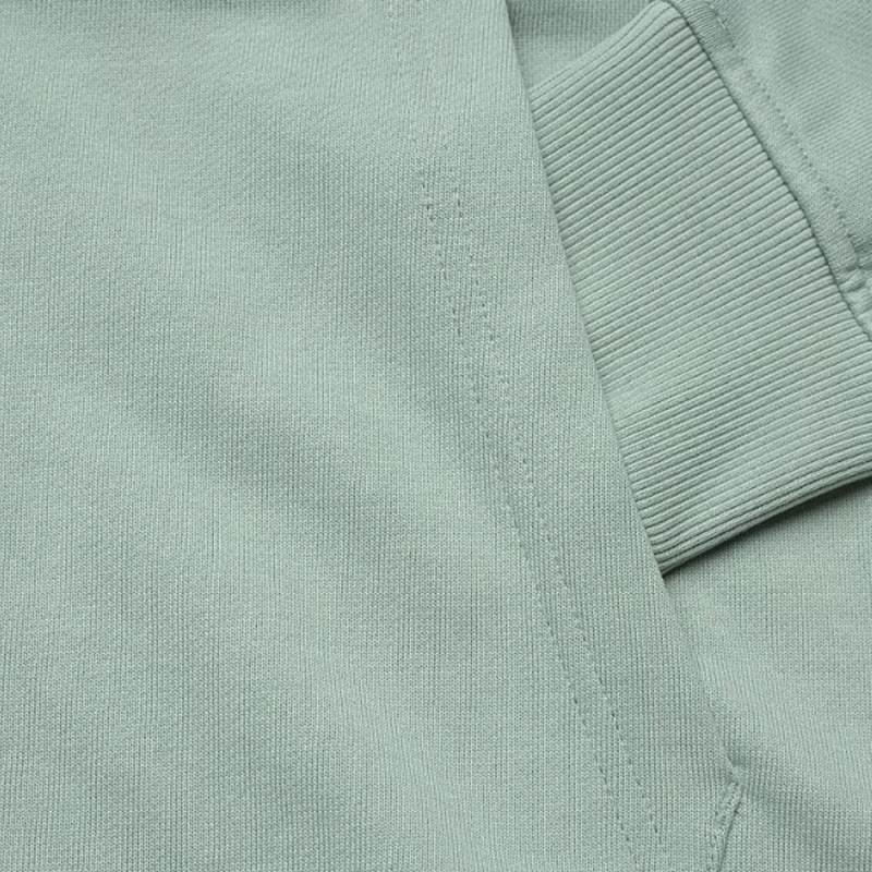 Sweat zippé à capuche Hugo DELASTOMER Vert – Relaxed Fit | Chez DM'Sports