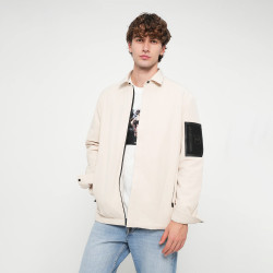 Surchemise matelassée déperlante ST_Expedit Padded L BOSS beige