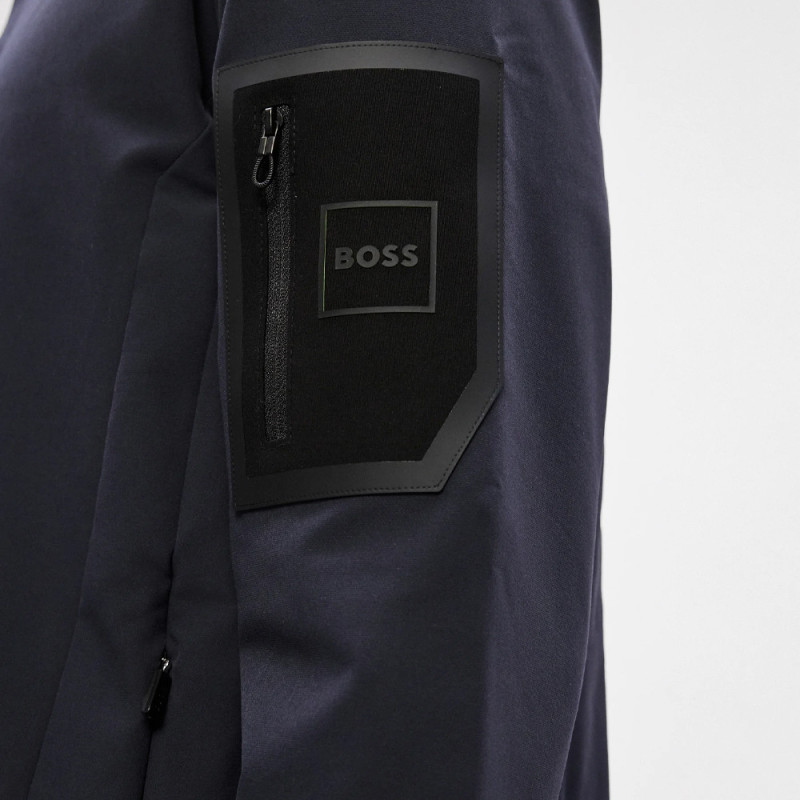 Surchemise matelassée déperlante ST_Expedit Padded L BOSS bleu foncé