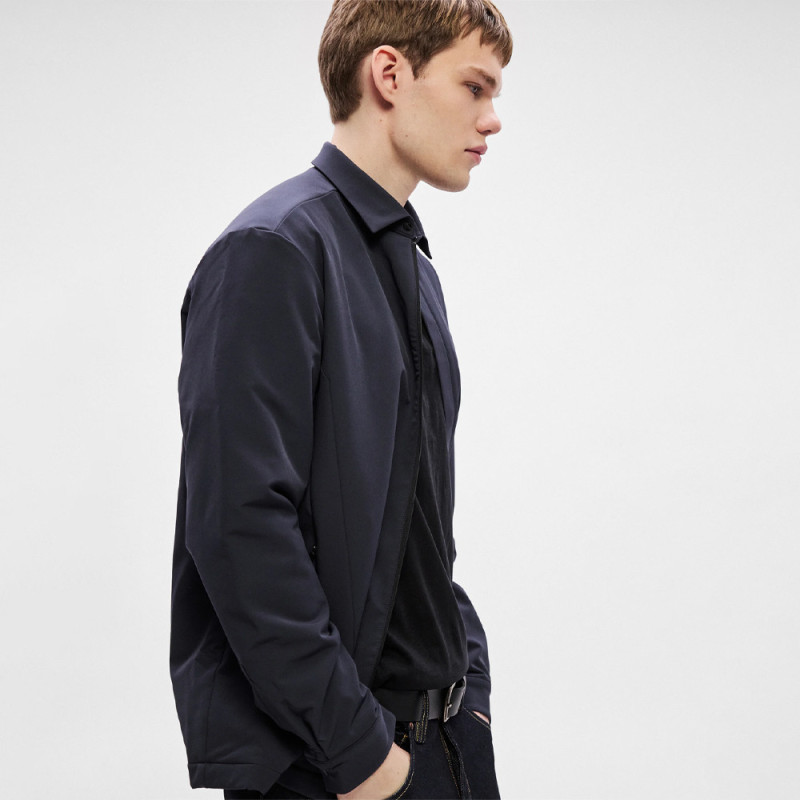 Surchemise matelassée déperlante ST_Expedit Padded L BOSS bleu foncé