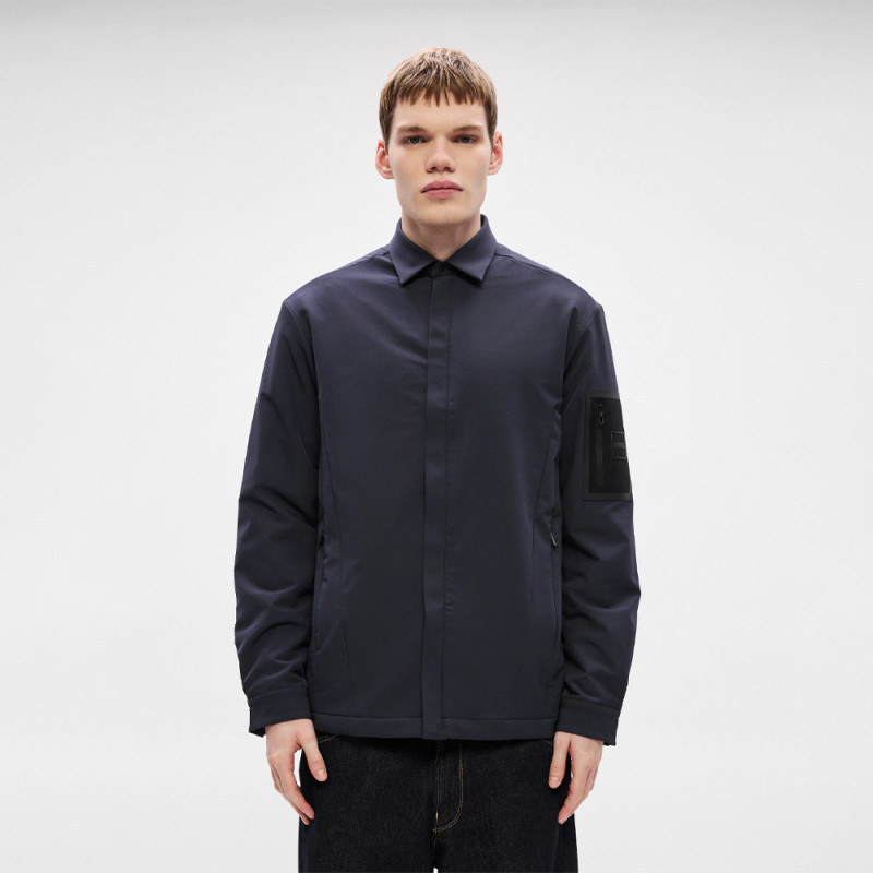 Surchemise matelassée déperlante ST_Expedit Padded L BOSS bleu foncé