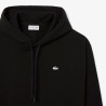 Sweatshirt molleton crocodile strass LACOSTE noir