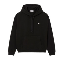 Sweatshirt molleton crocodile strass LACOSTE noir