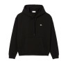 Sweatshirt molleton crocodile strass LACOSTE noir