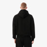Sweatshirt molleton crocodile strass LACOSTE noir