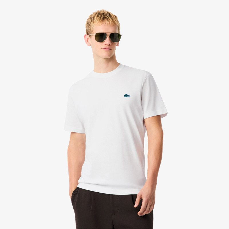 T-shirt jersey imprimé LACOSTE blanc