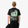 T-shirt jersey imprimé LACOSTE noir