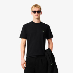 T-shirt jersey imprimé LACOSTE noir