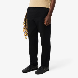 Pantalon de survêtement Lacoste – Noir – chino regular fit coton