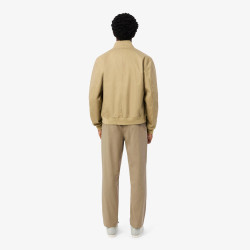 Pantalon de survêtement Lacoste – Beige – chino regular fit coton