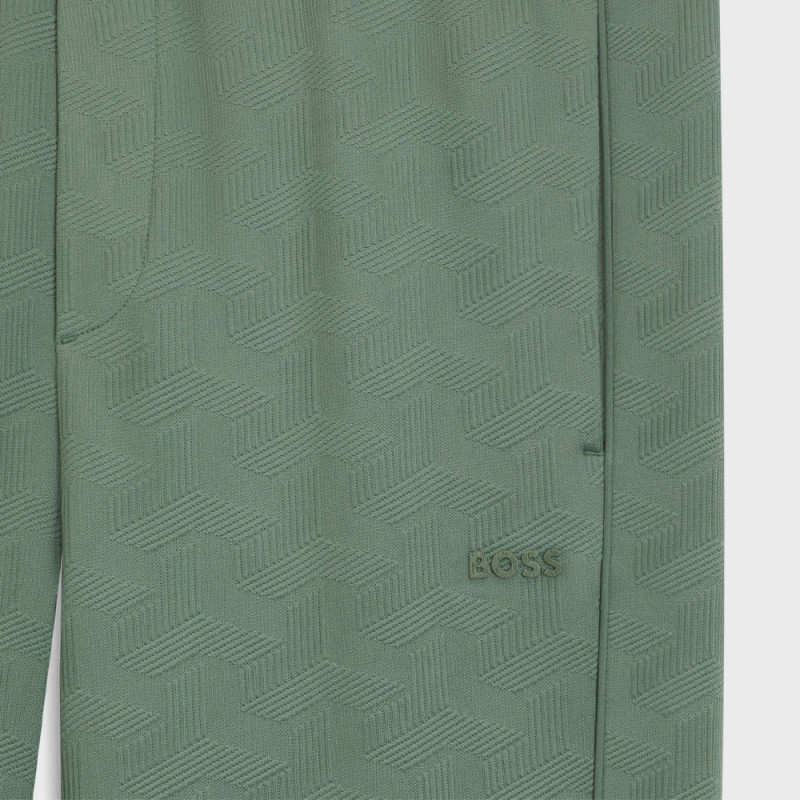 Pantalon de survêtement JT_Mirror Long BOSS vert clair