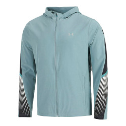 Veste à Capuche Under Armour Velociti Storm – Bleu Jasper/Noir – Protection & Légèreté