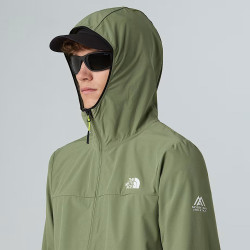 Veste The North Face Mountain Athletics HD Wind Jacket – Vert Bark Mist  – Coupe-Vent FlashDry™