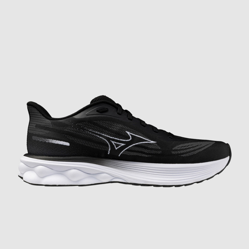 Baskets MIZUNO WAVE SKYRISE 7 noires et blanches