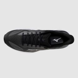 Baskets MIZUNO WAVE SKYRISE 7 noires et blanches