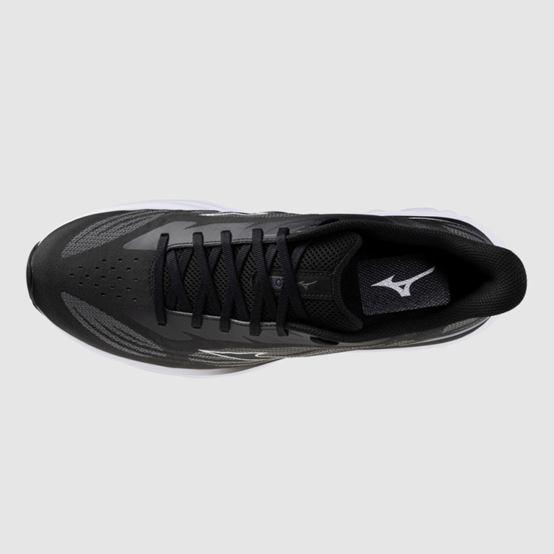 Baskets MIZUNO WAVE SKYRISE 7 noires et blanches