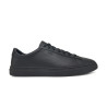 Baskets basses en cuir KIERAN_TENN_allt BOSS noires