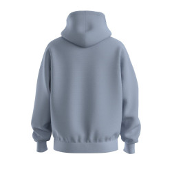 Sweat à capuche Oversize en molleton de coton avec logo ton sur ton Ditchle HUGO Violet