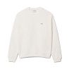 Sweatshirt loose fit molleton épais LACOSTE blanc