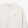 Sweatshirt loose fit molleton épais LACOSTE blanc