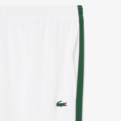 Ensemble survêtement Sport color-block LACOSTE blanc et vert