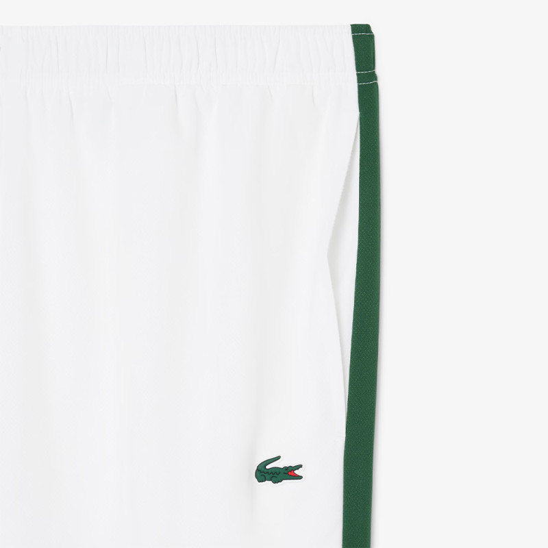 Ensemble survêtement Sport color-block LACOSTE blanc et vert