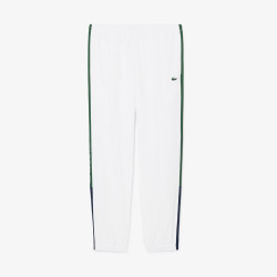 Ensemble survêtement Sport color-block LACOSTE blanc et vert