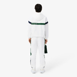 Ensemble survêtement Sport color-block LACOSTE blanc et vert